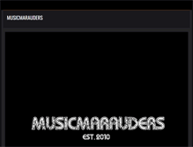 Tablet Screenshot of musicmarauders.com